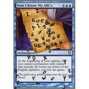 画像: $FOIL$(UHG-RU)Now I Know My ABC's