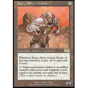 画像: (USG-R)Karn, Silver Golem/銀のゴーレム、カーン(日,JP)