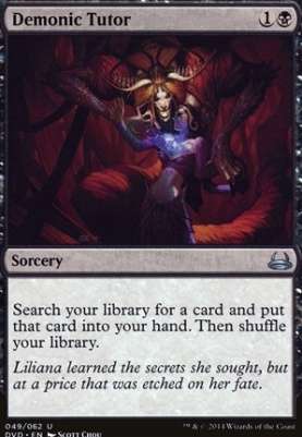 画像1: (DDA)Demonic Tutor(英,EN)