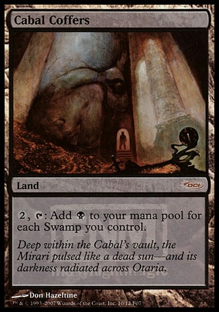 画像1: (Promo-FNM)Cabal Coffers/陰謀団の貴重品室