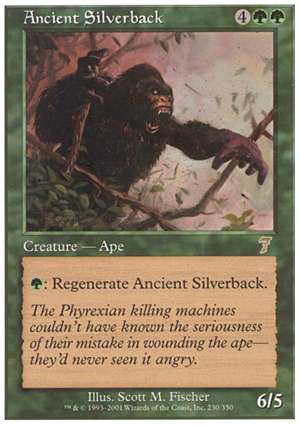 画像1: $FOIL$(7ED-R)Ancient Silverback/年経たシルバーバック(英,EN)