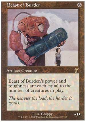 画像1: $FOIL$(7ED-R)Beast of Burden/役畜(英,EN)