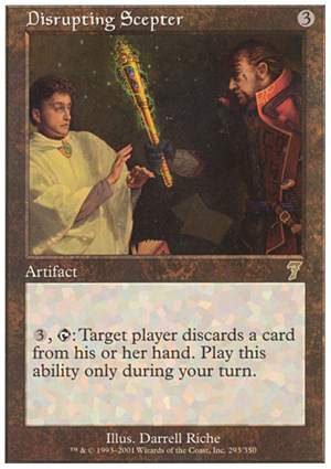 画像1: $FOIL$(7ED-R)Disrupting Scepter/破裂の王笏(英,EN)