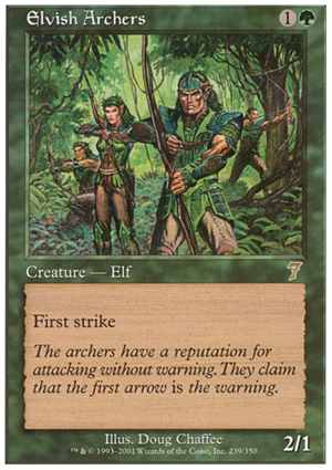 画像1: $FOIL$(7ED-R)Elvish Archers/エルフの射手(英,EN)