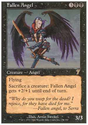 画像1: $FOIL$(7ED-R)Fallen Angel/堕天使(英,EN)