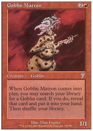 画像1: $FOIL$(7ED-U)Goblin Matron/ゴブリンの女看守(英,EN)