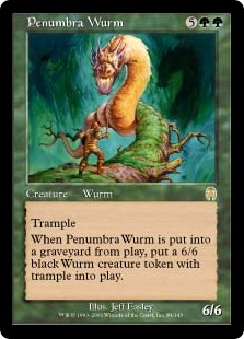 画像1: 【Foil】(APC-RG)Penumbra Wurm/暗影のワーム(英,EN)