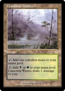 画像1: 【Foil】(APC-RL)Llanowar Wastes/ラノワールの荒原(日,JP)