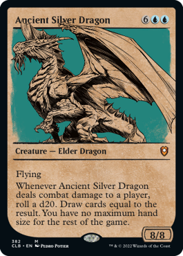 画像1: 【ルールブック仕様】(CLB-MU)Ancient Silver Dragon/エインシャント・シルヴァー・ドラゴン(英,EN)