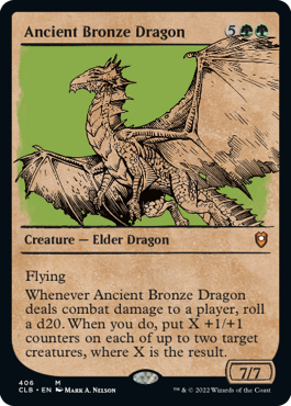 画像1: 【ルールブック仕様】(CLB-MG)Ancient Bronze Dragon/エインシャント・ブロンズ・ドラゴン(英,EN)