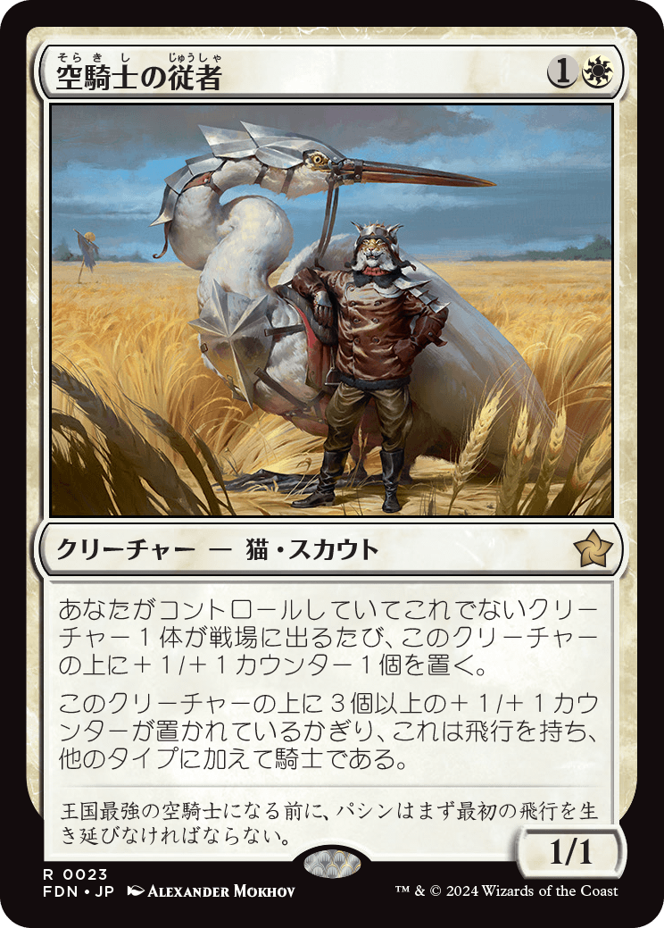 画像1: (FDN-RW)Skyknight Squire/空騎士の従者(英,EN)