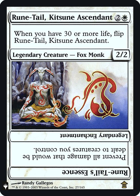 画像1: 【Foil】(MB1-RW)Rune-Tail, Kitsune Ascendant/上位の狐、呪之尾(英,EN)