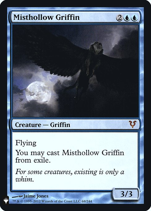 画像1: 【Foil】(MB1-MU)Misthollow Griffin/霧虚ろのグリフィン(英,EN)
