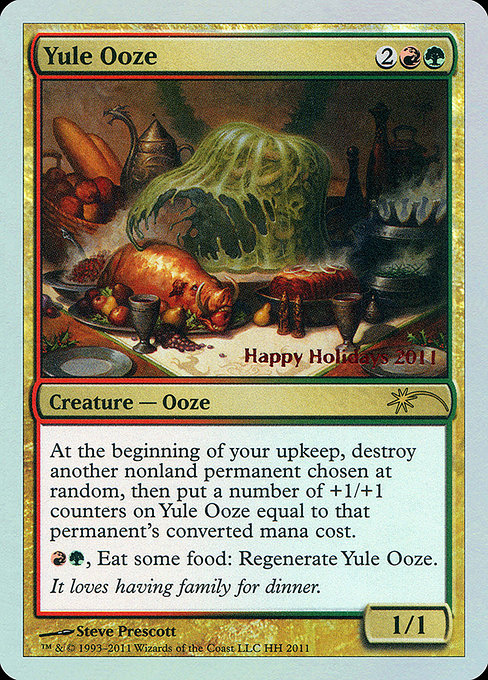 画像1: 【Foil】(Promo-HHO)Yule Ooze (2011年Holiday Promo)