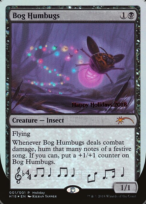 画像1: 【Foil】(Promo-HHO)Bog Humbugs (2018年Holiday Promo)