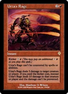 画像1: 【Foil】(INV-RR)Urza's Rage/ウルザの激怒(英,EN)