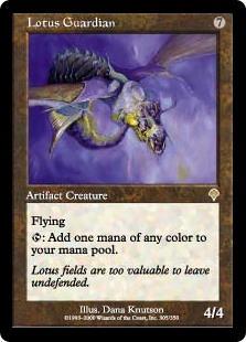 画像1: 【Foil】(INV-RA)Lotus Guardian/水蓮の守護者(英,EN)