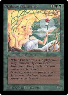 画像1: (LEB-RG)Verduran Enchantress/新緑の女魔術師