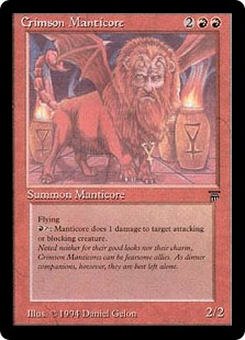 画像1: (LEG-RR)Crimson Manticore/真紅のマンティコア(英,EN)