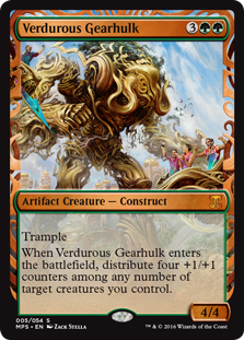 画像1: (MPS-MG)Verdurous Gearhulk/新緑の機械巨人(英,EN)※MAT版