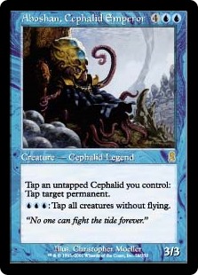 画像1: 【Foil】(ODY-RU)Aboshan, Cephalid Emperor/セファリッドの皇帝アボシャン(英,EN)
