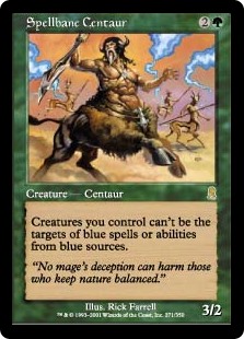 画像1: 【Foil】(ODY-RG)Spellbane Centaur/呪文散らしのケンタウルス(英,EN)