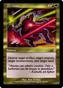 画像1: 【Foil】(ODY-RM)Decimate/大量破壊(日,JP)
