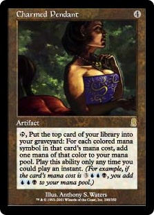 画像1: 【Foil】(ODY-RA)Charmed Pendant/魔力を持つペンダント(英,EN)