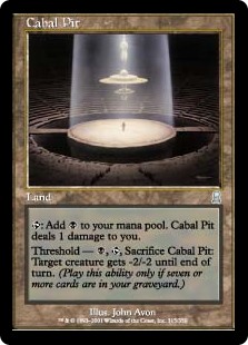 画像1: 【Foil】(ODY-UL)Cabal Pit/陰謀団のピット(英,EN)