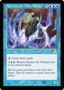 画像1: 【Foil】(ONS-RU)Arcanis the Omnipotent/全能なる者アルカニス(日,JP)