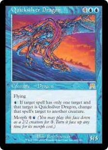 画像1: 【Foil】(ONS-RU)Quicksilver Dragon/水銀のドラゴン(日,JP)