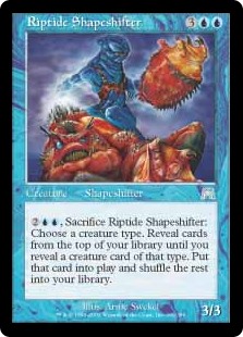 画像1: 【Foil】(ONS-UU)Riptide Shapeshifter/激浪の多相の戦士(日,JP)