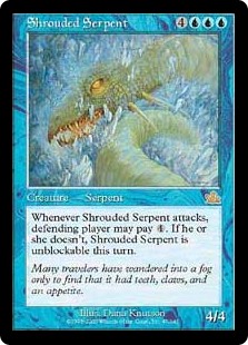 画像1: 【Foil】(PCY-RU)Shrouded Serpent/隠されし海蛇(英,EN)