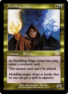 画像1: 【Foil】(PLS-RM)Meddling Mage/翻弄する魔道士(日,JP)