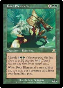 画像1: 【Foil】(SCG-RG)Root Elemental/根の精霊(日,JP)