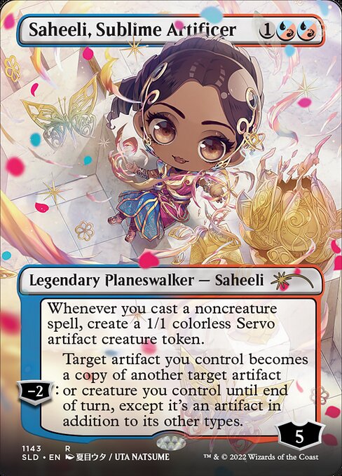 画像1: 【Foil】(SLD-RM)Saheeli, Sublime Artificer/崇高な工匠、サヒーリ (No.1143)(英,EN)