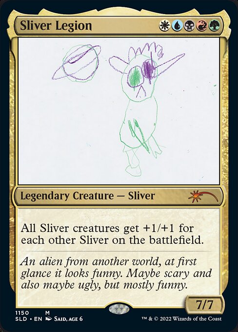 画像1: 【Foil】(SLD-RM)Sliver Legion/スリヴァー軍団 (No.1150)(英,EN)