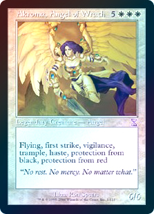 画像1: 【Foil】(TSB-TW)Akroma, Angel of Wrath/怒りの天使アクローマ(英,EN)