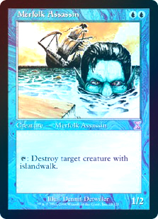 画像1: 【Foil】(TSB-TU)Merfolk Assassin/マーフォークの暗殺者(英,EN)