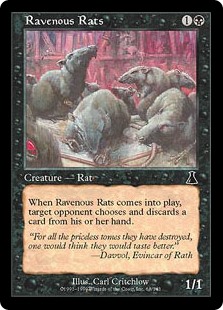 画像1: 【Foil】(UDS-CB)Ravenous Rats/貪欲なるネズミ(英,EN)