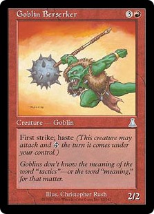 画像1: 【Foil】(UDS-UR)Goblin Berserker/ゴブリンの狂戦士(英,EN)