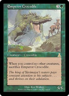 画像1: 【Foil】(UDS-RG)Emperor Crocodile/皇帝クロコダイル(英,EN)