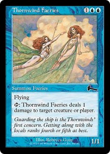 画像1: 【Foil】(ULG-CU)Thornwind Faeries/ソーンウィンド・フェアリー(英,EN)