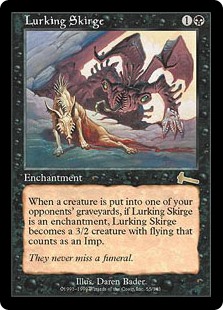 画像1: 【Foil】(ULG-RB)Lurking Skirge/隠れ潜むスカージ(日,JP)