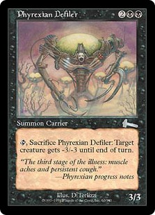 画像1: 【Foil】(ULG-UB)Phyrexian Defiler/ファイレクシアの汚染者(日,JP)