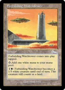 画像1: 【Foil】(ULG-UL)Forbidding Watchtower/近づきがたい監視塔(英,EN)