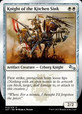 画像1: 【Foil】(UST-UW)Knight of the Kitchen Sink (C)