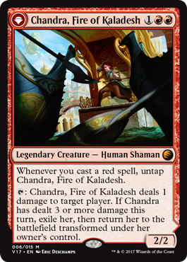 画像1: (V17-MR)Chandra, Fire of Kaladesh/カラデシュの火、チャンドラ