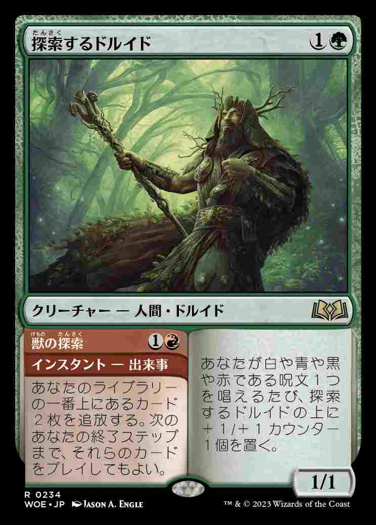 画像1: (WOE-RG)Questing Druid/探索するドルイド(英,EN)