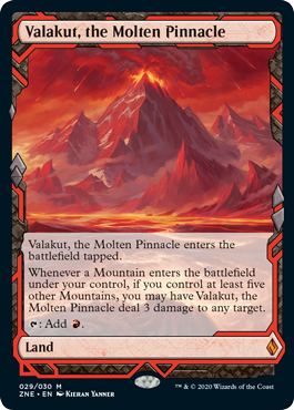 画像1: 【Foil】(ZNE-ML)Valakut, the Molten Pinnacle/溶鉄の尖峰、ヴァラクート(英,EN)